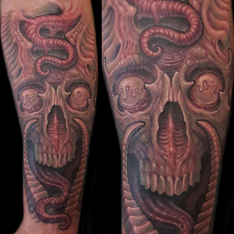 Demon skull
