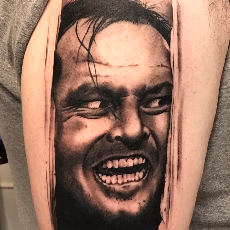 Here’s Johnny tattoo