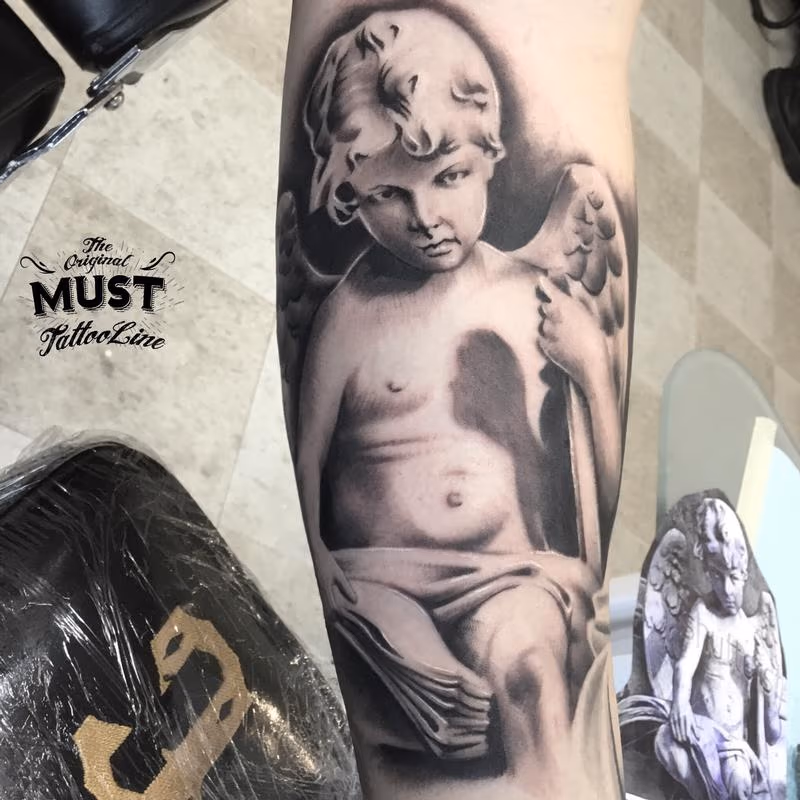 Cherub tattoo