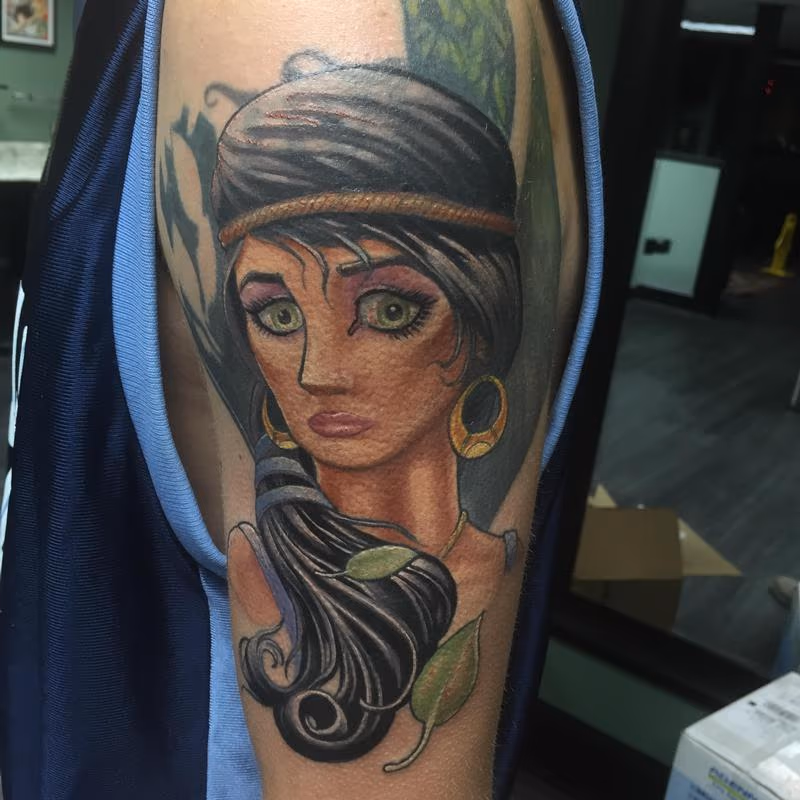 Mother Nature half sleeve cover up