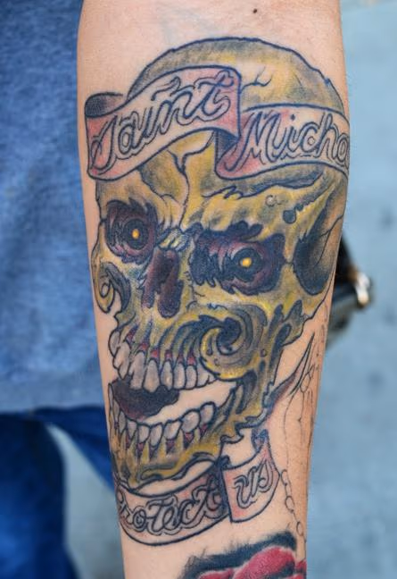 Zombie Skull Tattoo