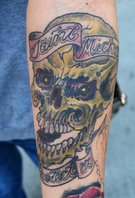 Zombie Skull Tattoo