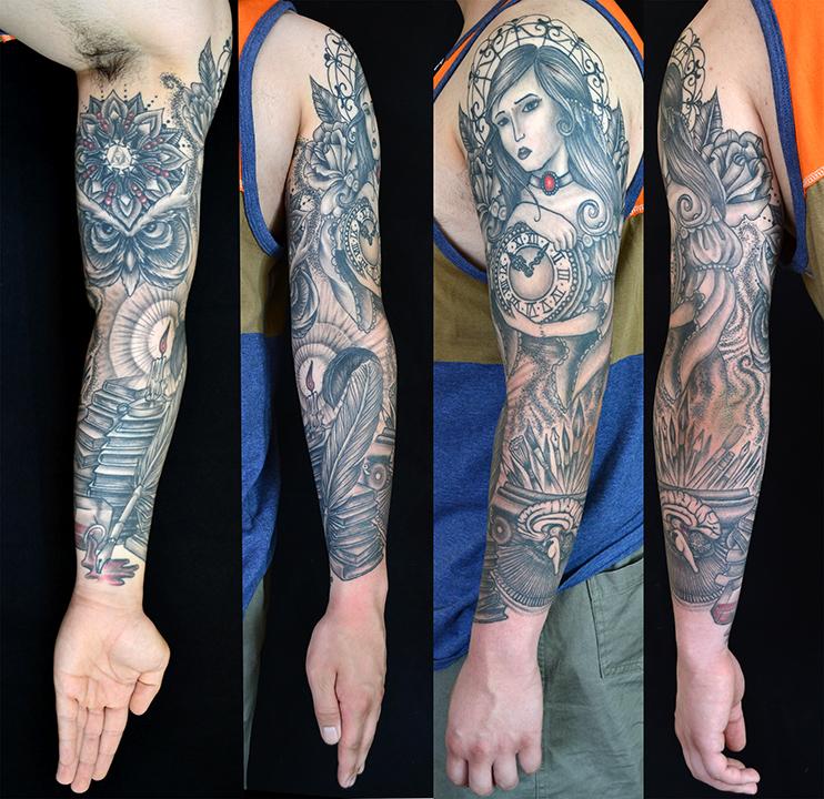 Eds Black and Grey Sleeve