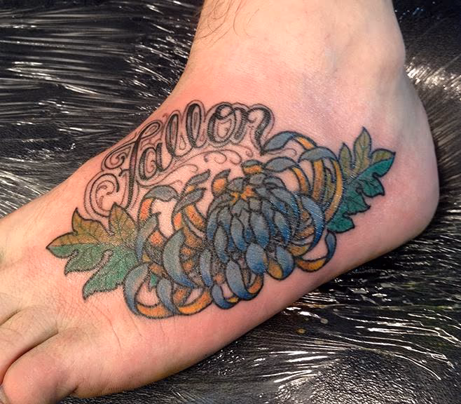 Zumps Chrysanthemum Tattoo