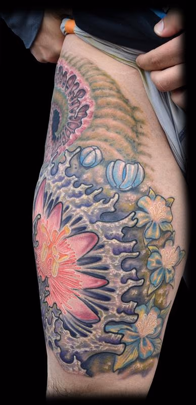 Passion Flower Bio Organic Tattoo