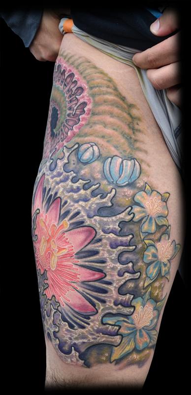 Passion Flower Bio Organic Tattoo