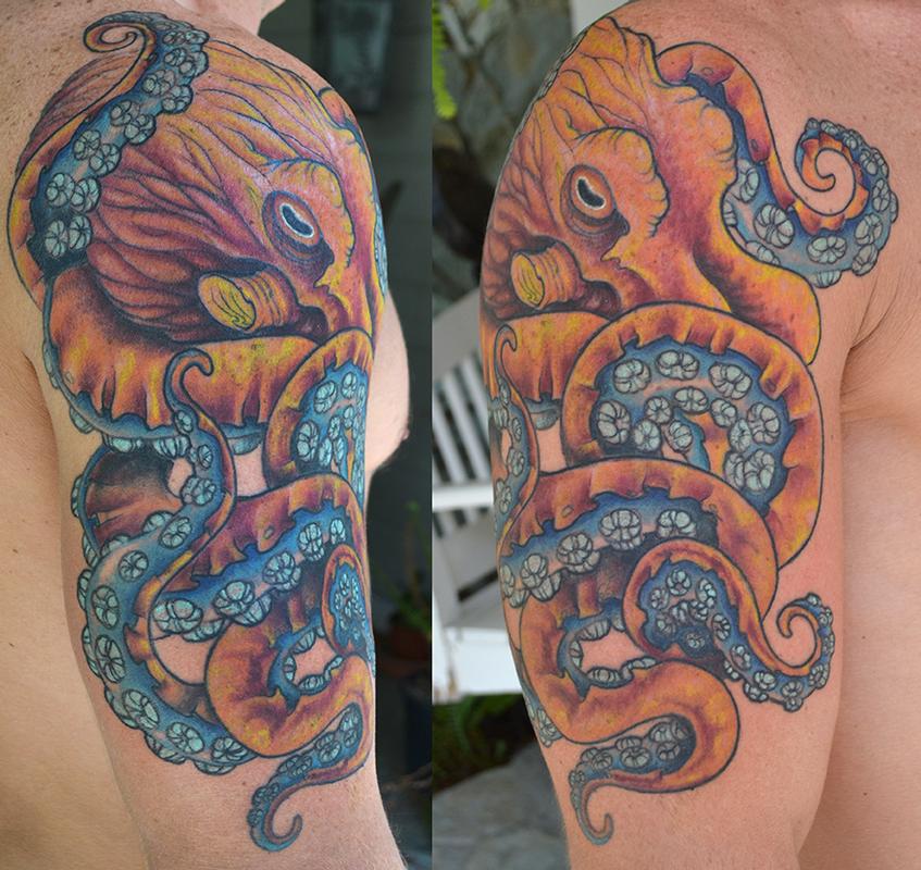 Tims Octopus Tattoo