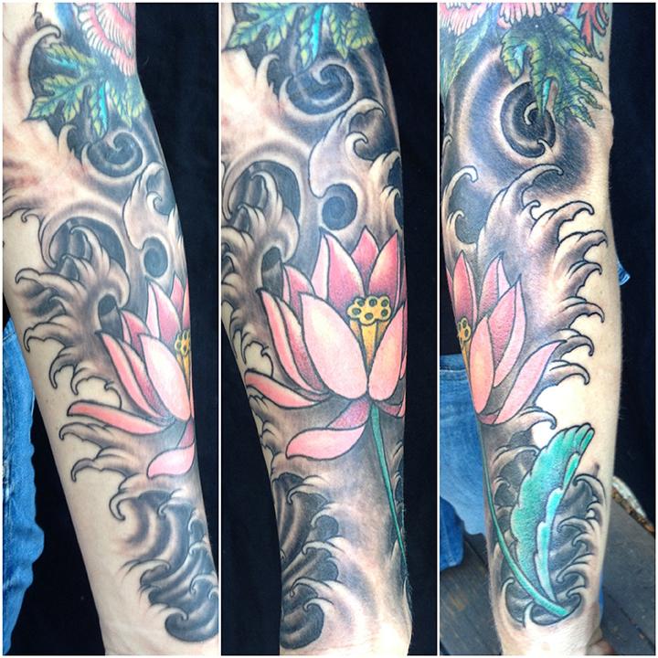 Lotus and Water Sleeve