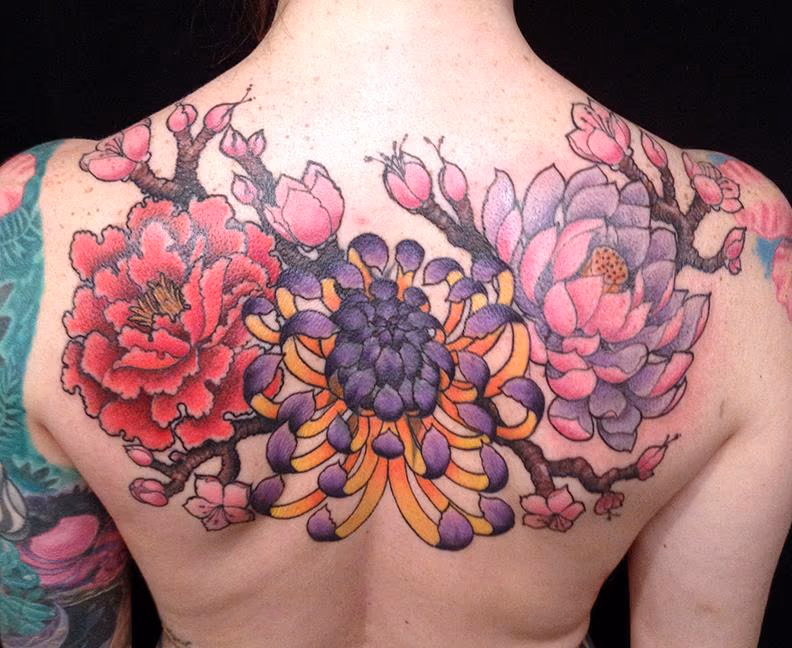 Kellys Flower Tattoo