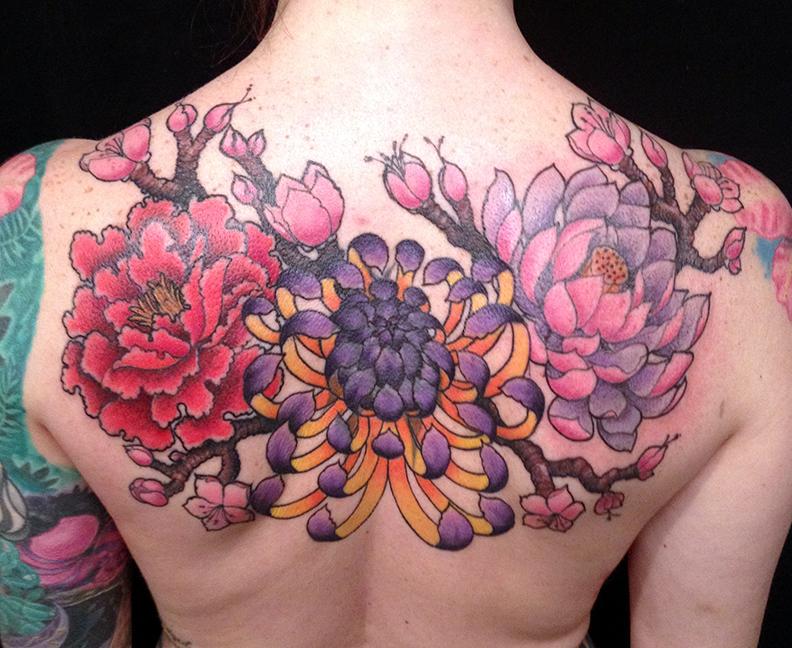 Kellys Flower Tattoo