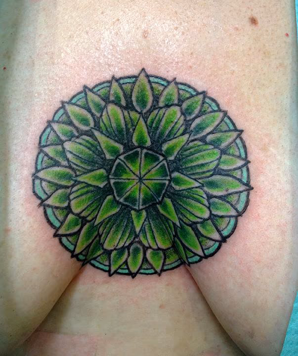 Green Chakra Tattoo