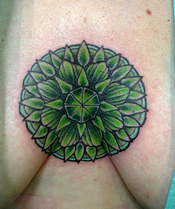 Green Chakra Tattoo