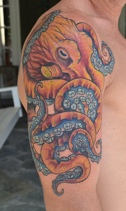 Tims Octopus Tattoo