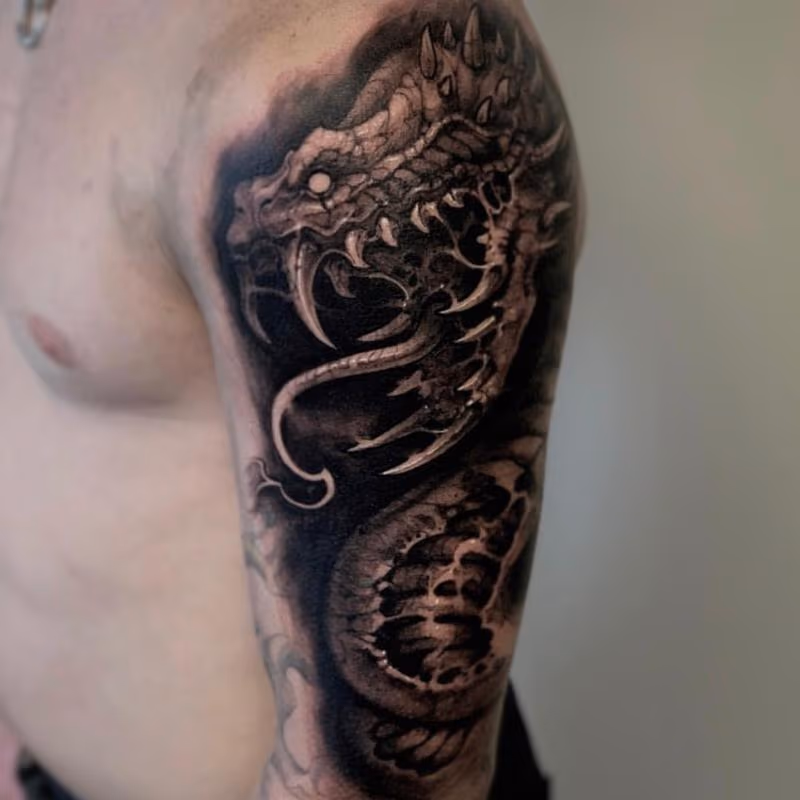 Dark Snake Tattoo
