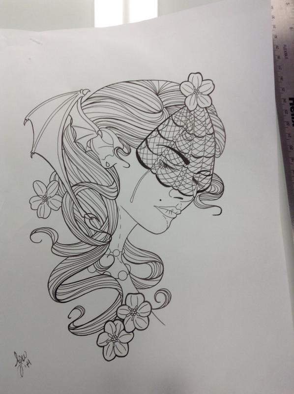 Sketching for a client