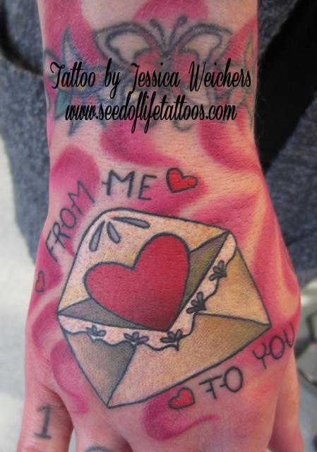 Love Letter hand