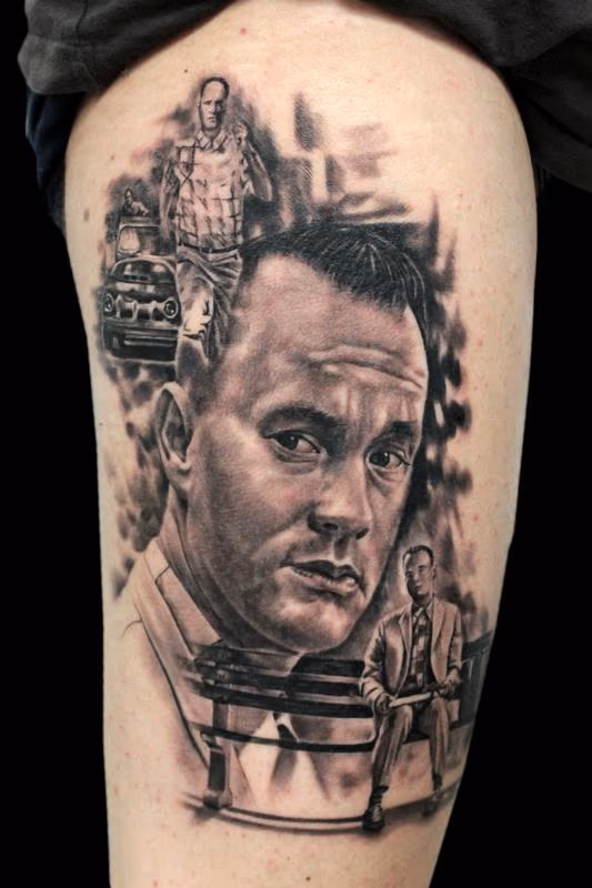Forrest Gump portrait (Tom Hanks)