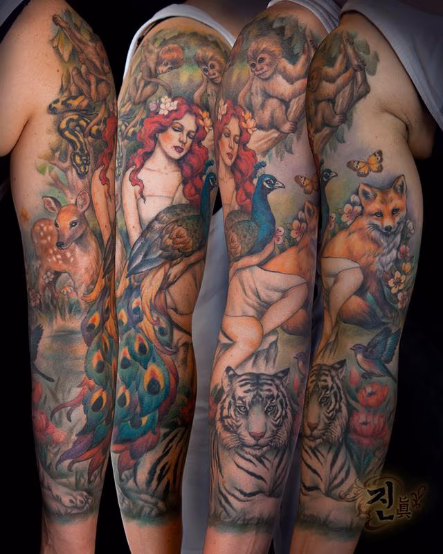 Nymph in Forest Sleeve