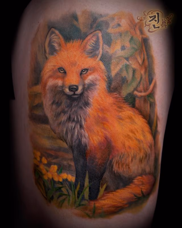 Fox in Forest