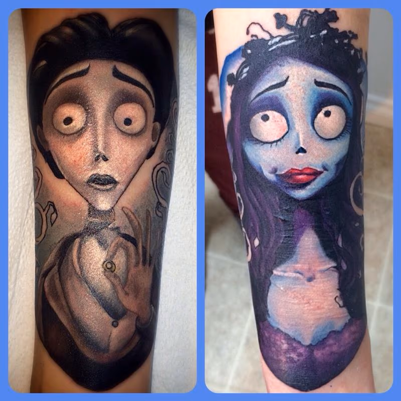 Corpse Bride tattoo