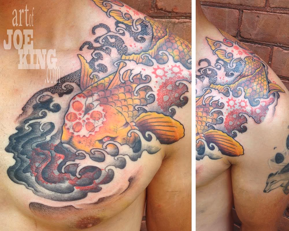 Koi Fish with Gears
