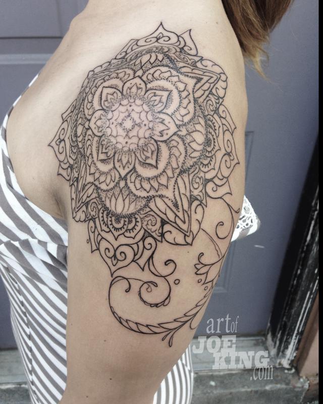 Henna inspired mandala