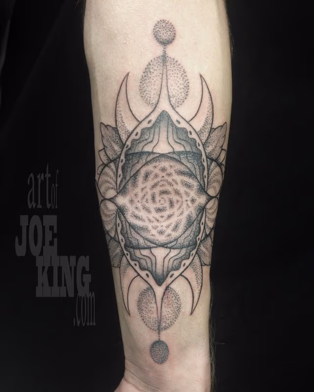 geometric dotwork design