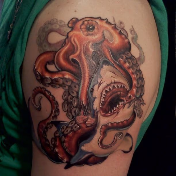 Shark vs. Octopus