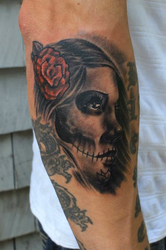 Day of dead face