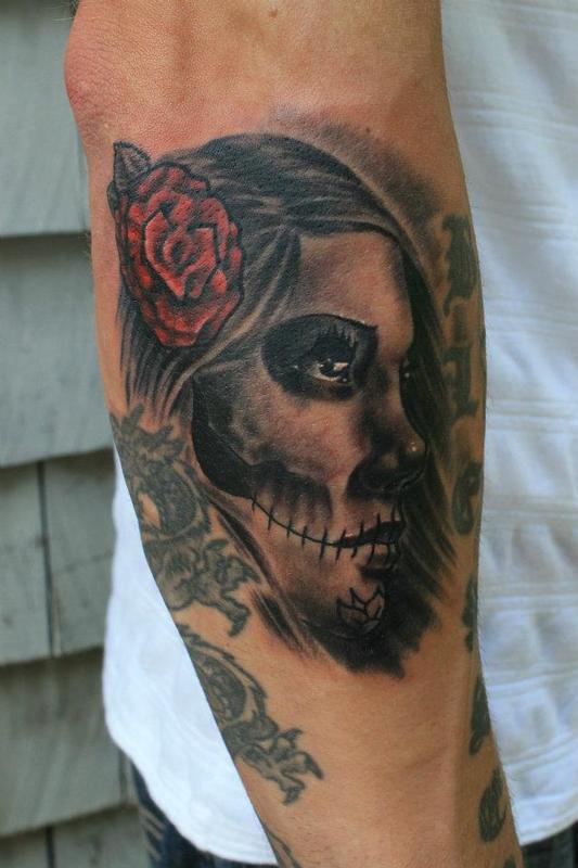 Day of dead face