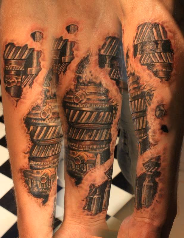 Transmission arm 1/2 freehanded