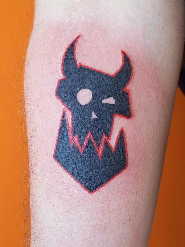 Warhammer Orc Tattoo