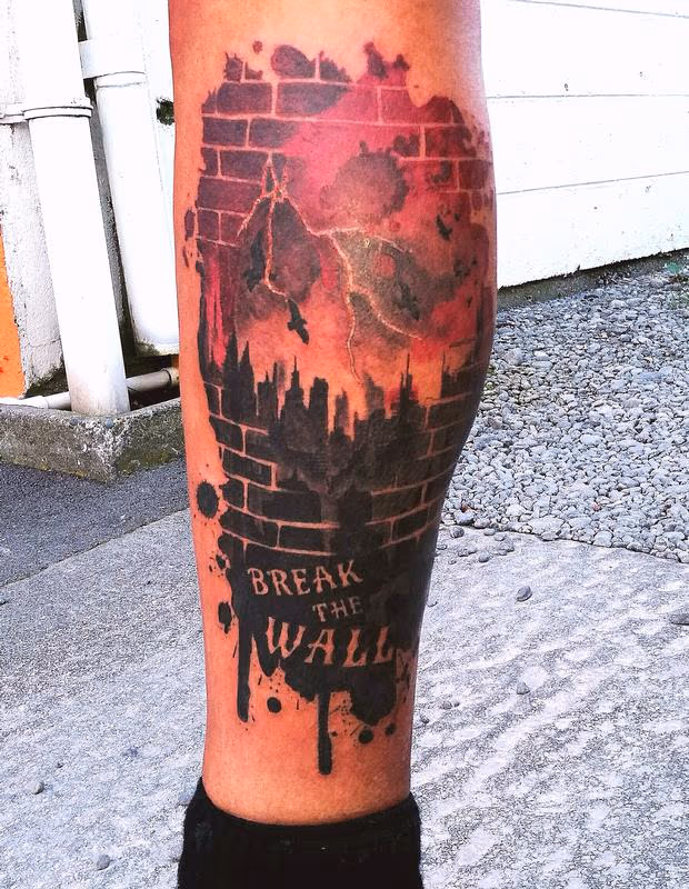 Trash Polka Tattoo