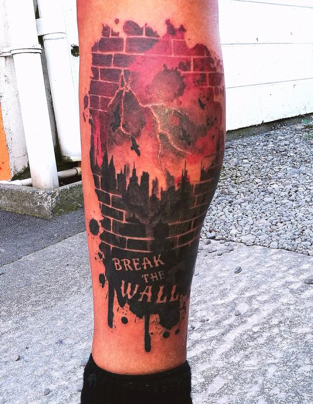 Trash Polka Tattoo