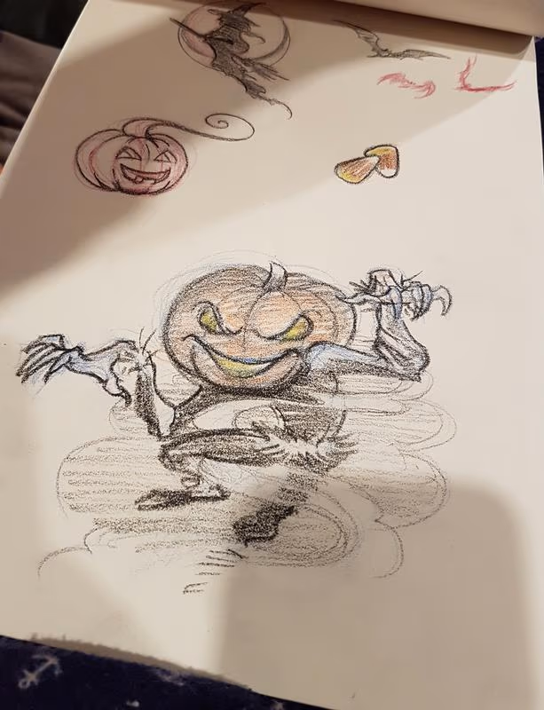 Halloween Flash Drawing 1