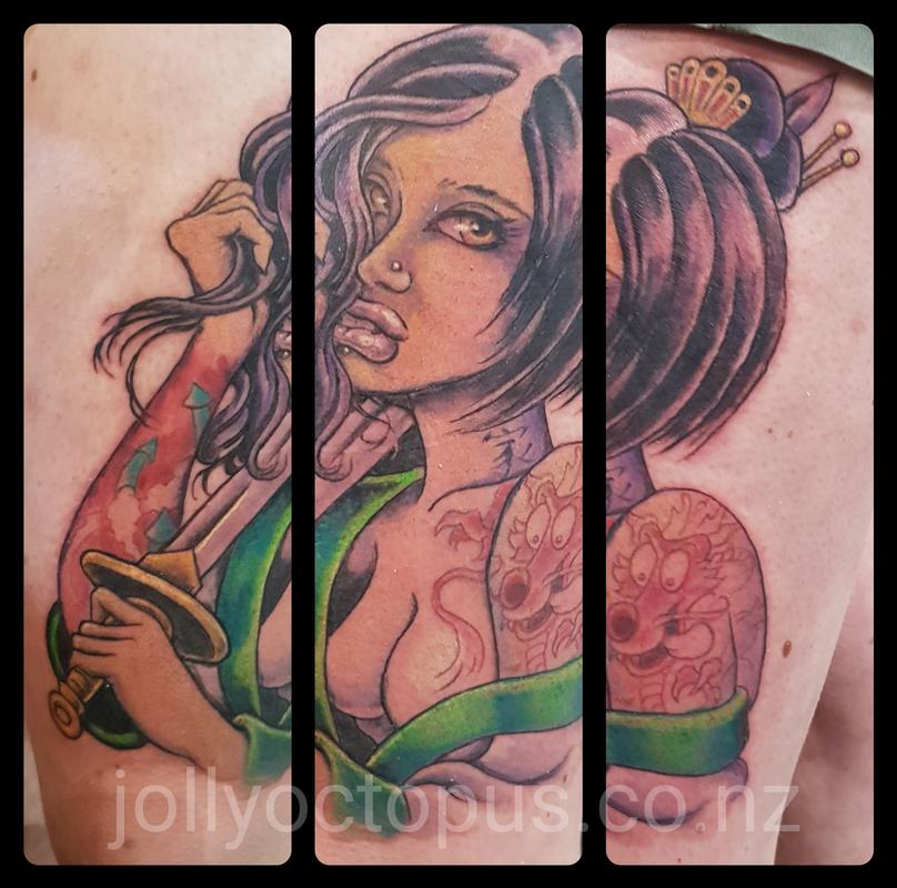Mulan Pinup Tattoo