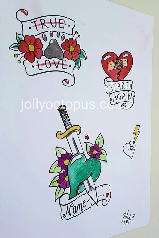 Original Art Tattoo Flash Designs