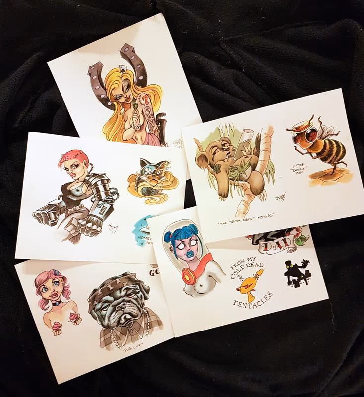 Original Art Tattoo Flash Designs