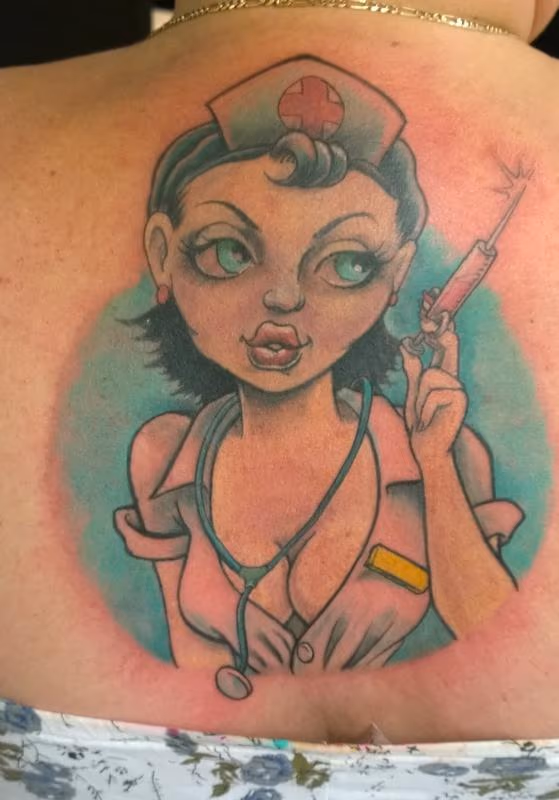 Sweet Sexy Nurse Pinup