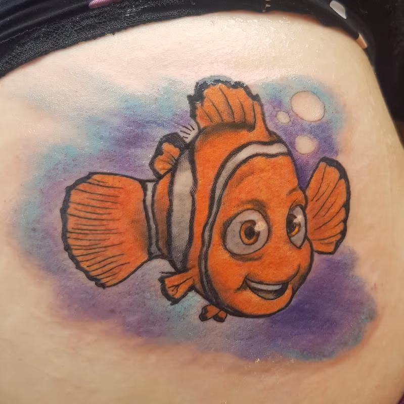 Finding Nemo Color Tattoo