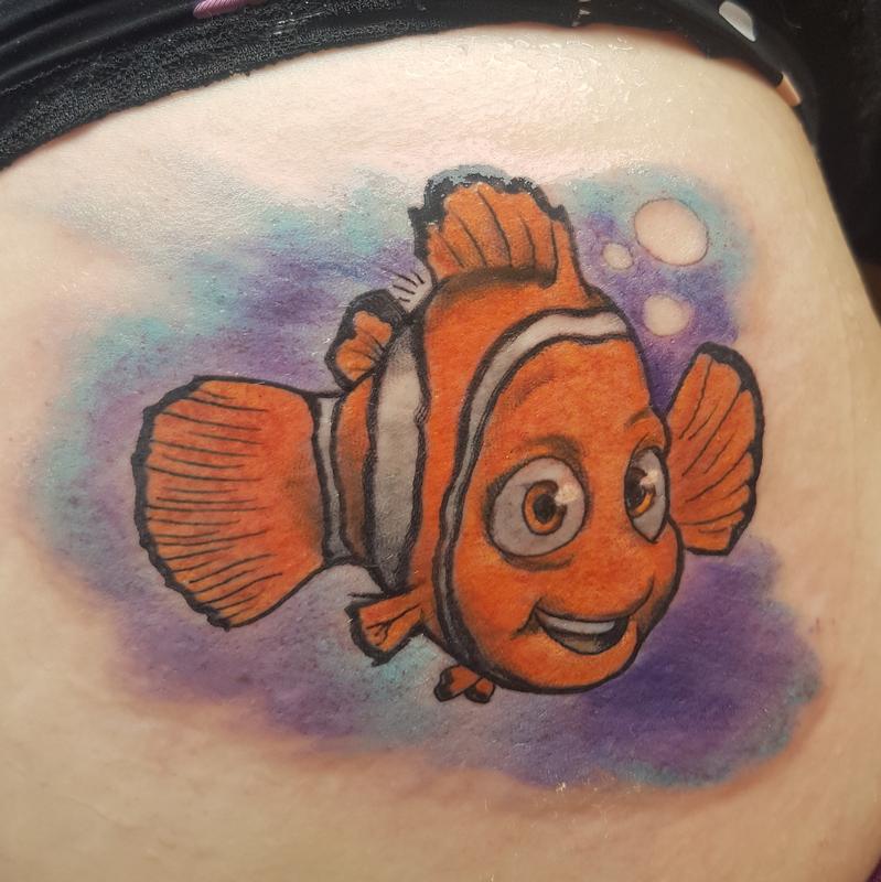 Finding Nemo Color Tattoo