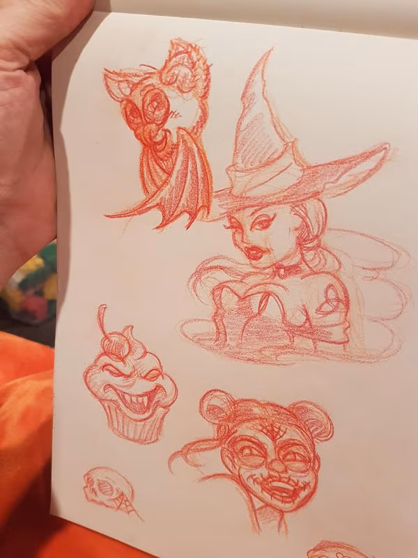 Halloween Flash Drawing 2