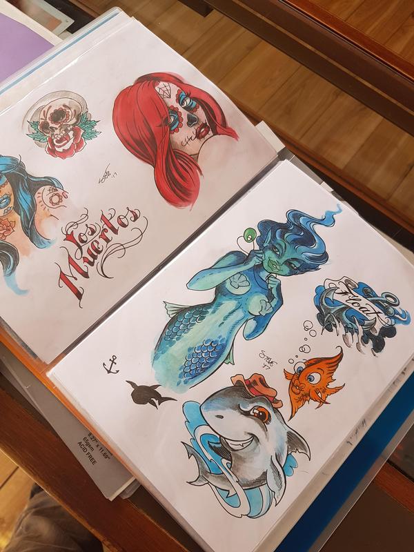 Flash Art Tattoo Design Sheets