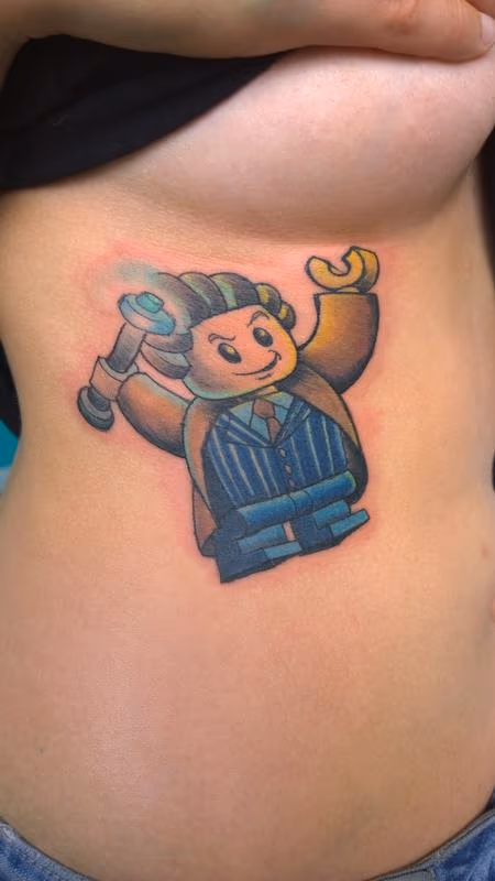Underboob Lego Dr Who Tattoo