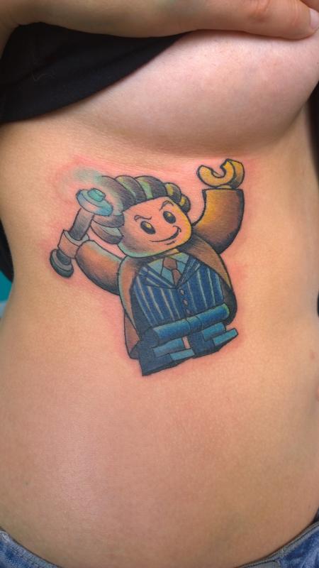 Underboob Lego Dr Who Tattoo