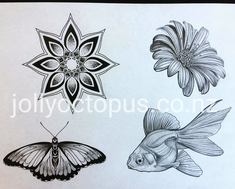 Original Flash Art Tattoo Design