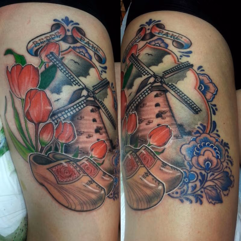 Dutch memorial tattoo