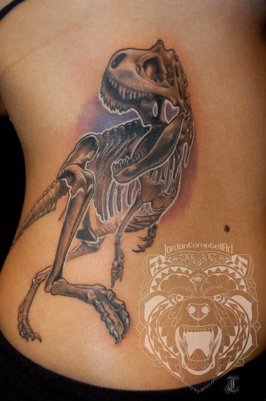 T-Rex on side