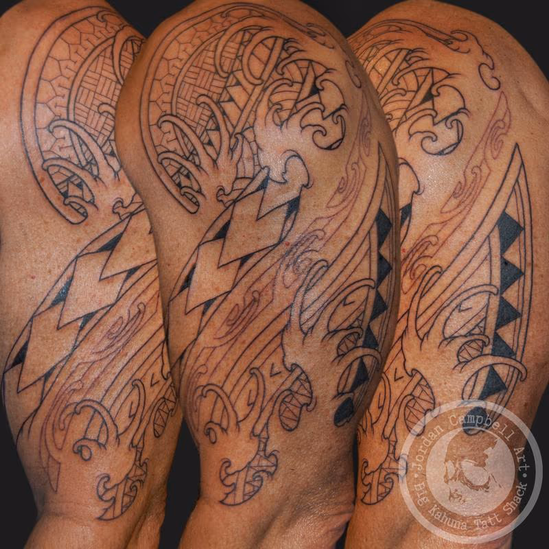 Tribal sleeve in progress