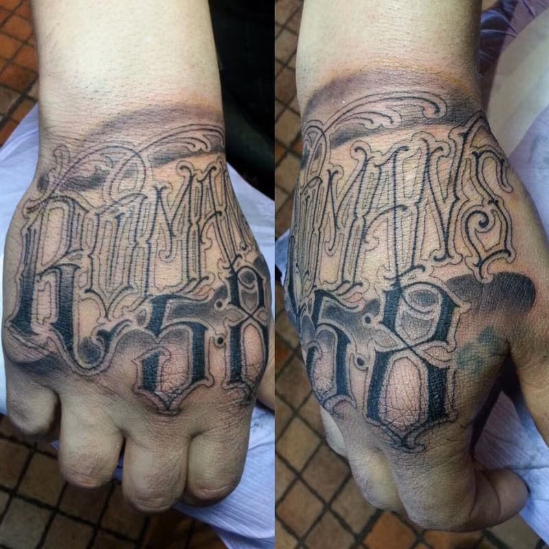 freehand script handjammer
